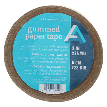 Art Alternatives Gummed Paper Tape, 2" x 25 Yard Roll