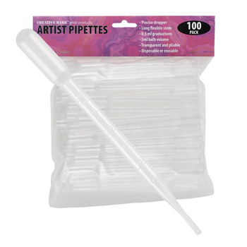 Art Paint Pipettes 6"L 3ml Pack of 100 Creative Mark