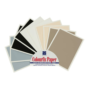 Art Spectrum Colourfix Fine Tooth Pastel & Mixed Media Paper Exclusive 9.5"x12.5" Sheets Sampler Pack of 10