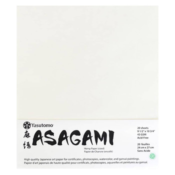 Asagami Art Paper Sheet 43gsm, 5"x10" (20 Sheets)