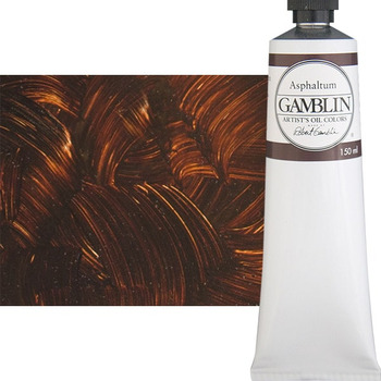 Gamblin Artists Oil - Asphaltum, 150ml Tube