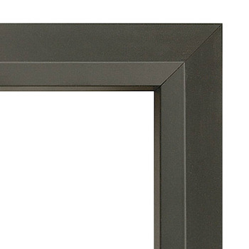 Atlanta 3/4” Wood Frame with 2mm Glass & Cardboard Backing 8"x10" - Black