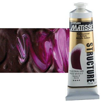 Matisse Structure Acrylic Colors Australian Red Violet 75 ml