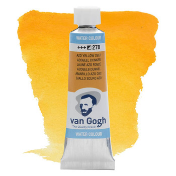 Van Gogh Watercolors - Azo Yellow Deep, 10ml Tube