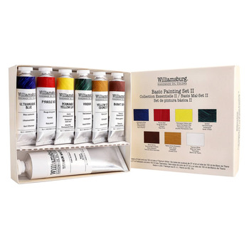 Williamsburg Handmade Oil Color Basic Painting Set No. 2, 37ml Tubes