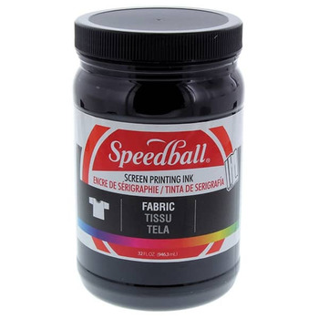 Speedball Acrylic Screen Printing Ink 32 oz Jar - Black