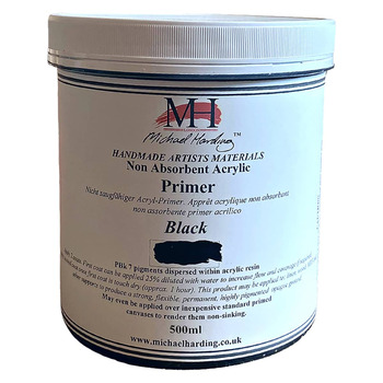 Michael Harding Non-Absorbent Acrylic Primer Black 500ml