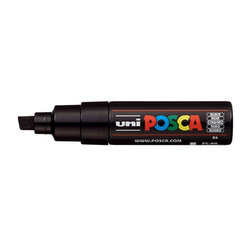 Posca Acrylic Paint Marker 0.8 mm Broad Tip Black