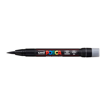 Posca Acrylic Paint Marker 1-10 mm Brush Tip Black