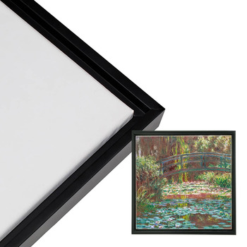 Cardinali Renewal Core Floater Frame, Black 18"x18" - 3/4" Deep
