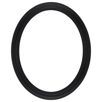 Ambiance Oval Frame - Black, 5"x7"