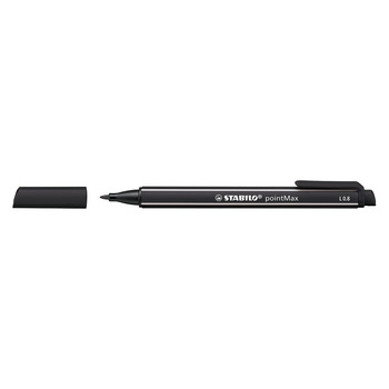 Stabilo Pointmax .8mm Pen, Black