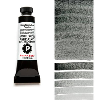 Daniel Smith Extra Fine Watercolor - Black Tourmaline Genuine, 15 ml Tube