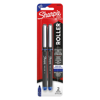 Sharpie Rollerball Pen (Pack of 2) - Blue, 0.5mm