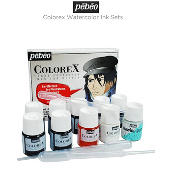 Pebeo Colorex Watercolor Ink Sets