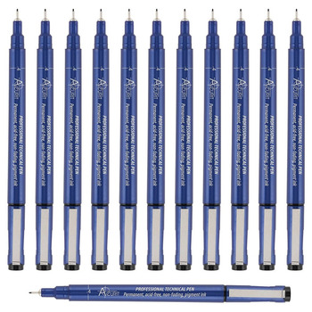 Acurit Technical Drawing Pen 0.40mm, 12 Pack