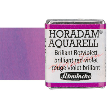 Schmincke Horadam Watercolor Brilliant Red Violet Half-Pan