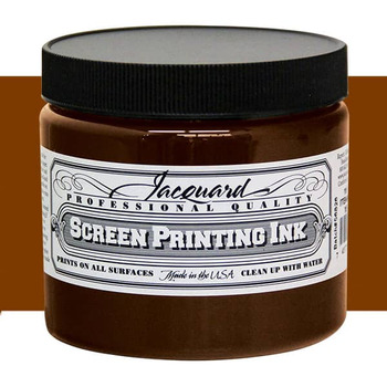 Jacquard Screen Printing Ink 16 oz Jar - Brown
