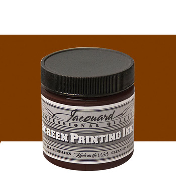 Jacquard Screen Printing Ink 4 oz Jar - Brown