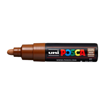 Posca Acrylic Paint Marker 4.5-5.5 mm Broad Bullet Tip Brown
