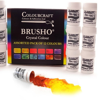 Brusho Crystal Colours & Sets by Colourcraft