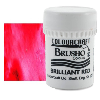 Brusho Crystal Colour, Brilliant Red, 15 grams