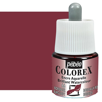 Pebeo Colorex Watercolor Ink Burgundy, 45ml