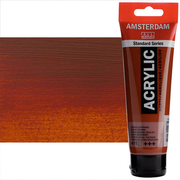 Amsterdam Standard Series Acrylic Paints - Burnt Sienna, 120ml
