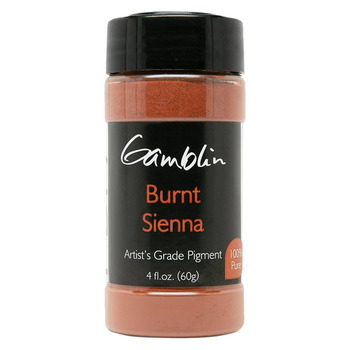 Gamblin Dry Pigment - Burnt Sienna, 60 Grams
