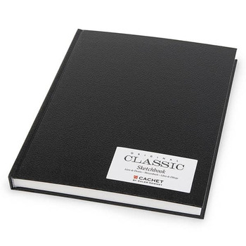 Cachet Classic Sketchbook Hardbound 8.5x11" Black