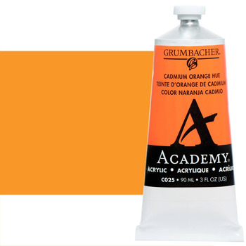Grumbacher Academy Acrylics Cadmium Orange 90 ml