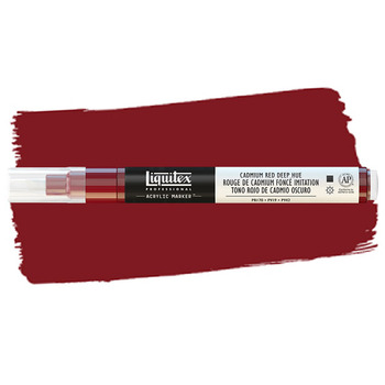Liquitex Professional Paint Marker Fine (2mm) - Cadmium Red Deep Hue