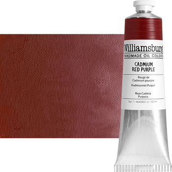 Williamsburg Oil Color, Cadmium Red Purple, 150ml Tube