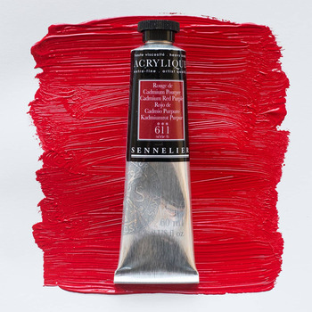Sennelier Extra Fine Artist Acrylics - Cadmium Red Purple, 60ml
