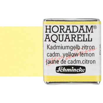 Schmincke Horadam Watercolor Cadmium Yellow Lemon Half-Pan