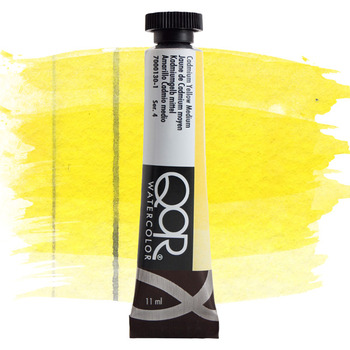 QoR Watercolor Paint - Cadmium Yellow Medium, 11ml Tube