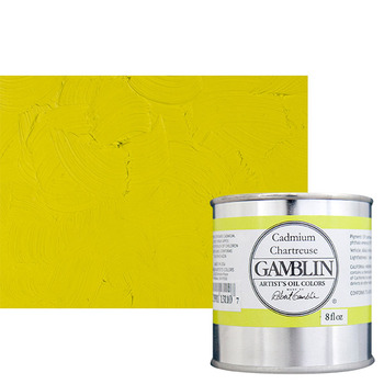 Gamblin Artists Oil - Cadmium Chartreuse, 8oz Can