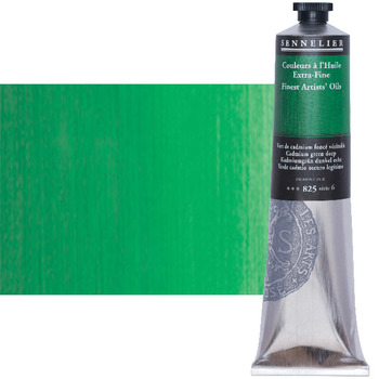 Sennelier Artists' Oil Paints-Extra-Fine 200 ml Tube - Cadmium Green Deep