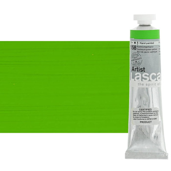 Lascaux Thick Bodied Artist Acrylics Cadmium Green Yellow 45 ml