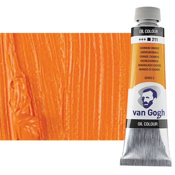Van Gogh Oil Color, Cadmium Orange 40ml Tube