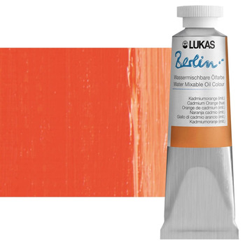 LUKAS Berlin Water Mixable Oil Cadmium Orange Hue 37 ml Tube