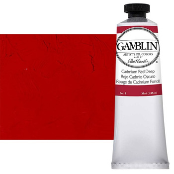 Gamblin Artists Oil - Cadmium Red Deep, 37ml Tube