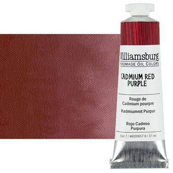Williamsburg Handmade Oil Paint - Cadmium Red Purple, 37ml Tube