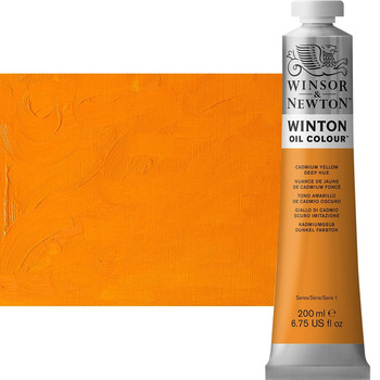 Winton Oil Color - Cadmium Yellow Deep Hue, 200ml Tube