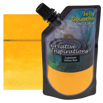 Creative Inspirations Jelly Gouache Pouch - Cadmium Yellow Hue (100ml)