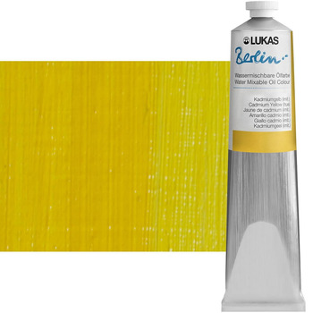 LUKAS Berlin Water Mixable Oil Cadmium Yellow Hue 200 ml Tube