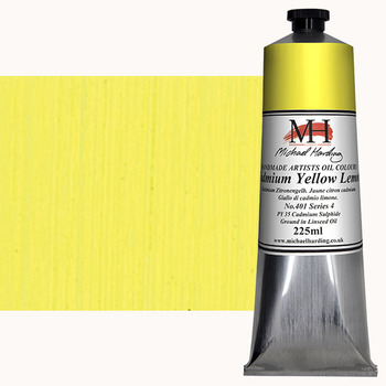 Michael Harding Handmade Artists Oil Color 225ml - Cadmium Yellow Lemon