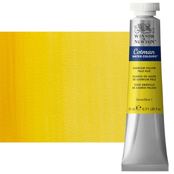 Winsor & Newton Cotman Watercolor 21 ml Tube - Cadmium Yellow Pale Hue