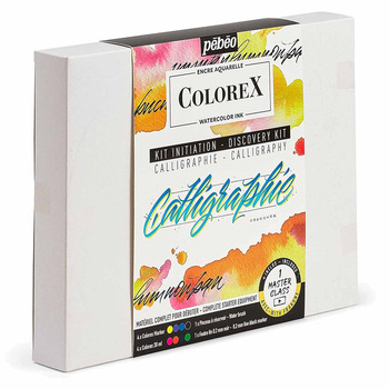 Pebeo Colorex Watercolor Ink Calligraphy Kit