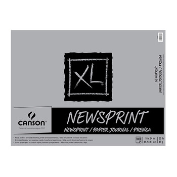 Canson XL Newsprint Pad 100 Sheets 18" x 24"